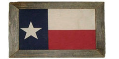 Antiqued Texas Flag in Single Print